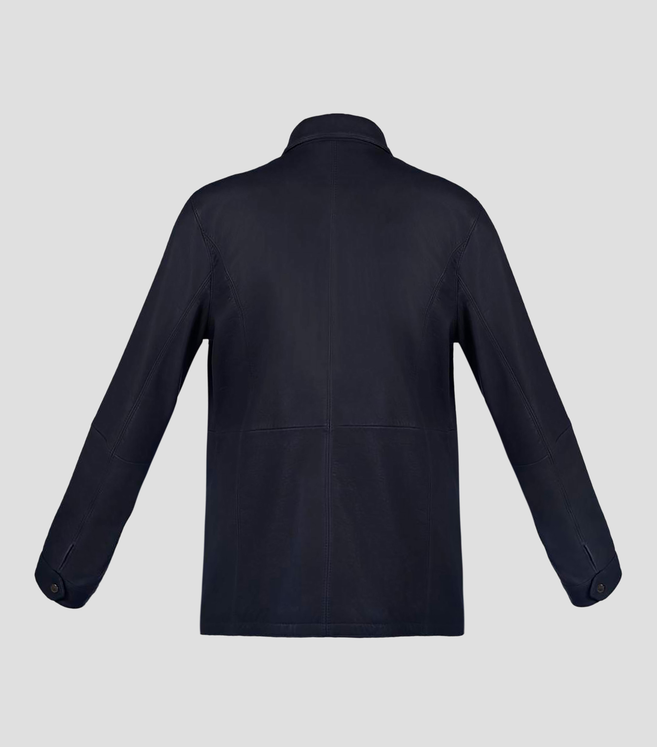 Sobrecamisa lisa manga larga Hombre